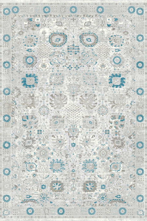 1.60*2.30 / Cream Dark Blue / M314B