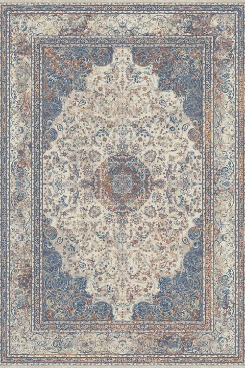 1.60*2.30 / Cream Dark Blue / M395D